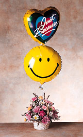 Flower and Balloon Bouquet